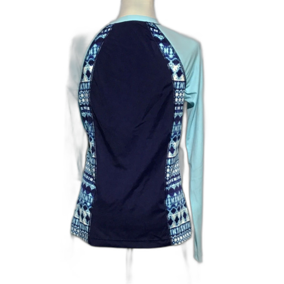 Land's End Women's Blue Yoga Jacket Full Zip M/L - Picture 4 of 5